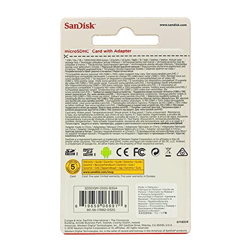 SanDisk 32 GB microSDHC