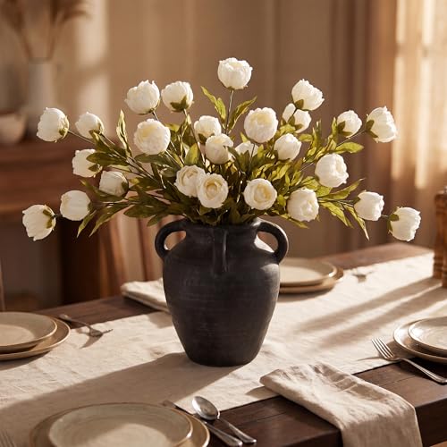 6 Pcs Faux Silk Peony Artificial Flowers - image 1