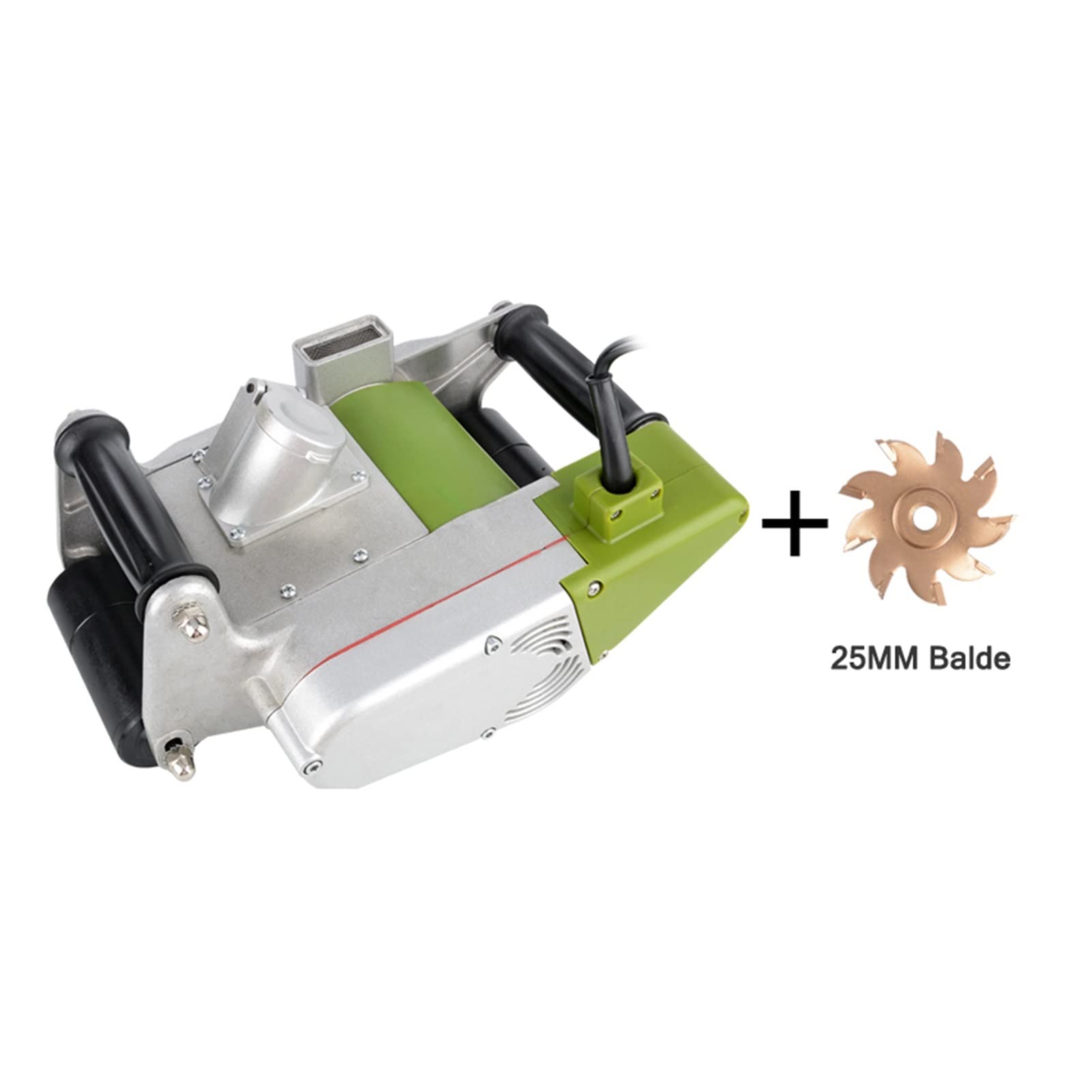 Rozadora Pared, 1pc 25mm / 35mm Máquina de cazador de pared industrial 1600R / min máquina de corte de ranura de pared 1200W Máquina tragamonedas de la línea de pared(25MM)