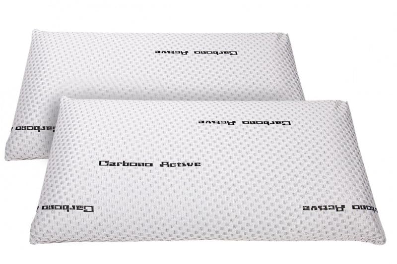 elalmacendelcolchon Deal - Almohada Viscoelástica Modelo Carbono Perforada, Máxima Adaptabilidad, Blanca - Otras Medidas Disponibles (Pack 2 Uni - 70 cm)