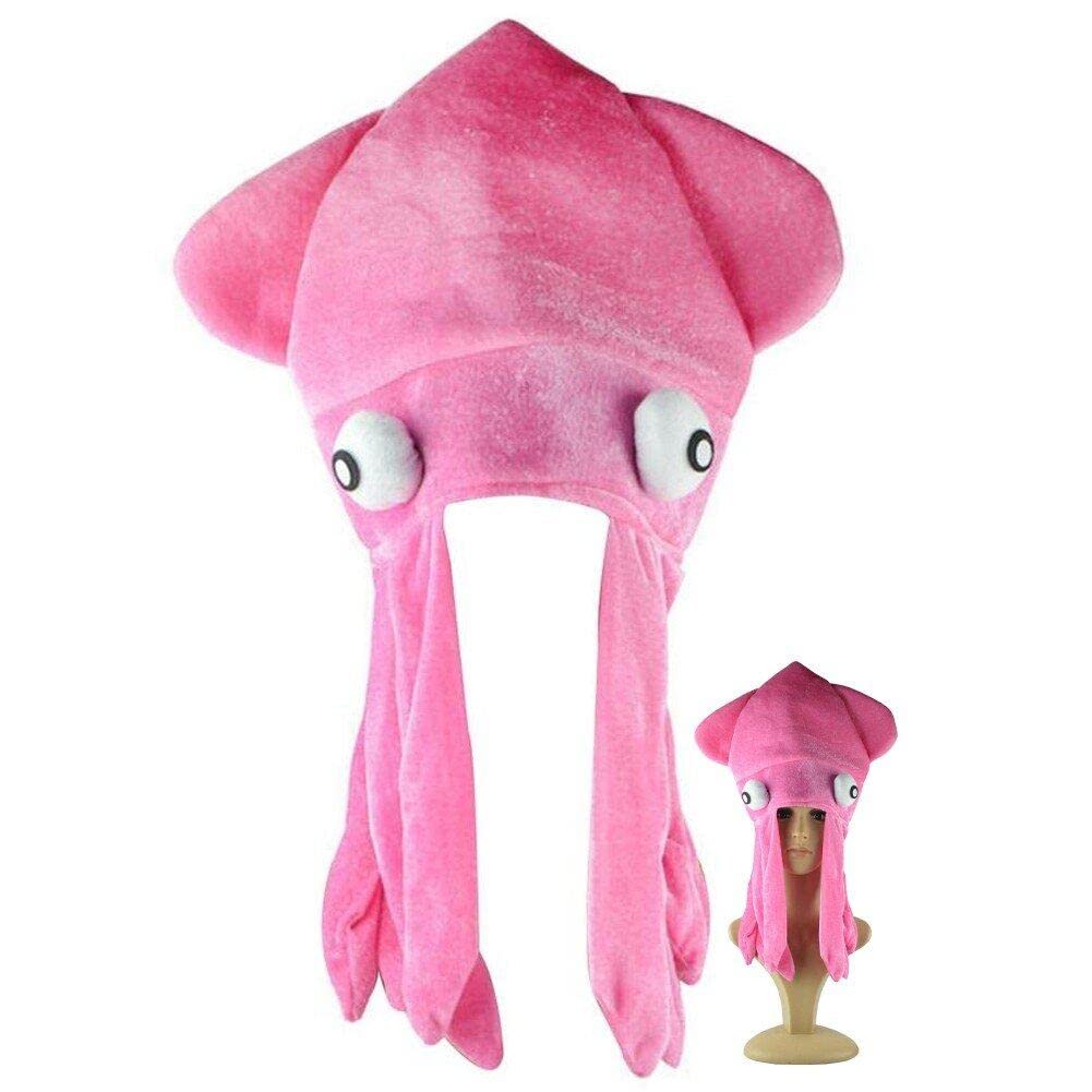 Octopus Hat Sea Animal Hat Crazy Hats Squid Hat Funny Party Hats Costume Party Dress Up Cosplay Props Accessories