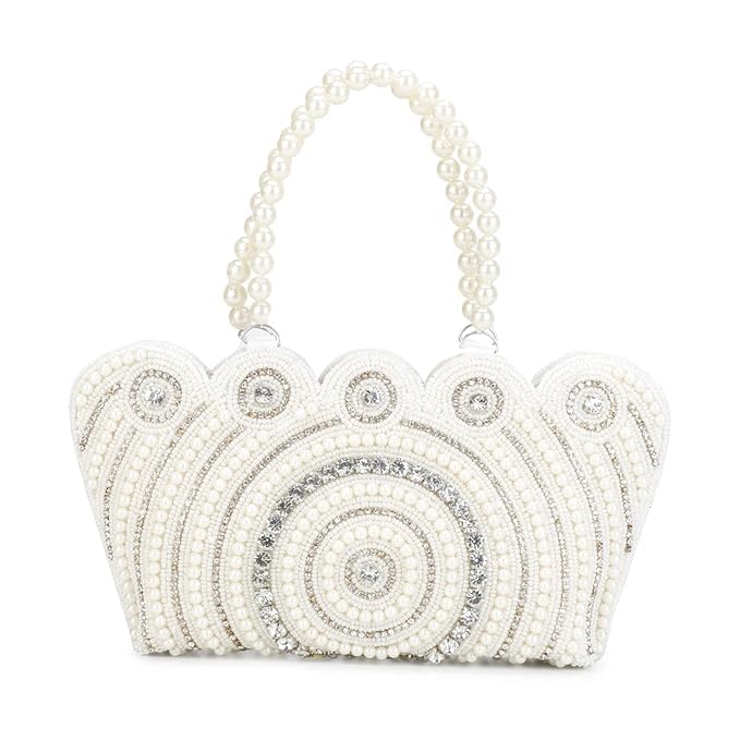 Image of LONGING TO BUY Hand Crafted Designer Box Clutch - Zari Embroidery For Women