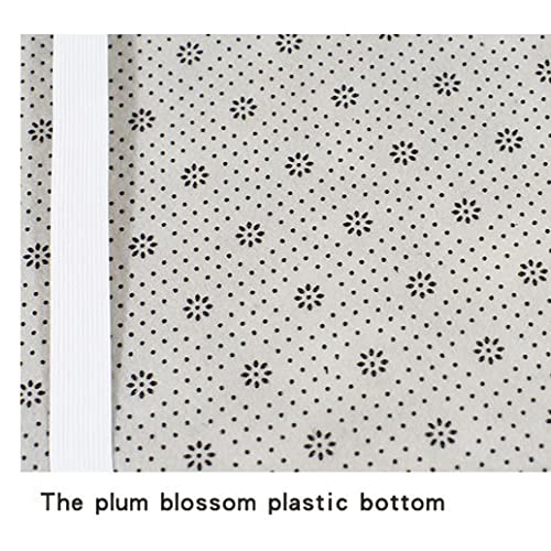 4-teiliges Badezimmer-Matten-Set, rutschfeste Pastoral-Bambus-Badematte, Duschvorhang, Bodenmatte, waschbarer Badezimmer… – Bild 5