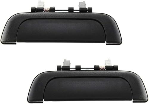 Para Suzuki Esteem 1995-2002 Manija de puerta exterior para lado del conductor y del pasajero  Par  Trasera  Negro texturizado  GLGLXGLX Plus