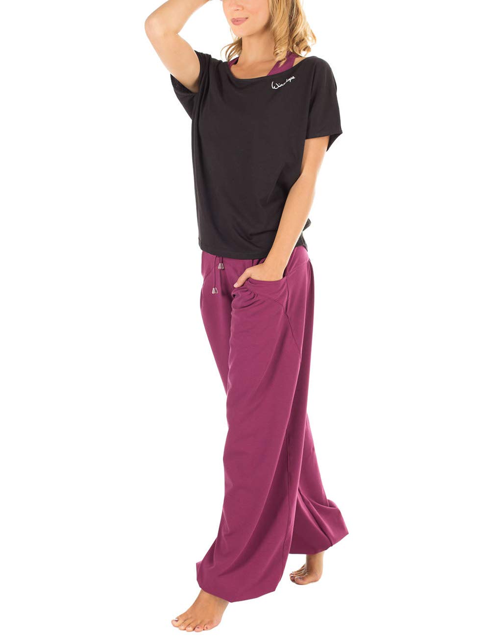 WINSHAPE - Dance Fitness Freizeit Sport Trainingshose, Pantaloni Donna
