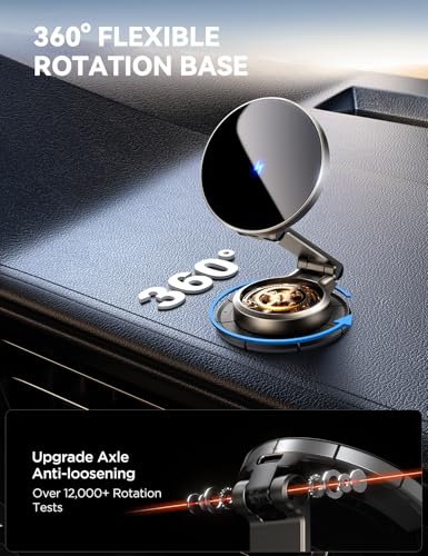 Joyroom For Magsafe Car Mount Charger, [All-Metal] 15W Fast Magsafe Car Charger thumb #6