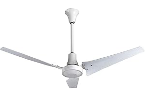 VES Industrial Indoor/Outdoor Moisture Resistant Ceiling Fan with Light