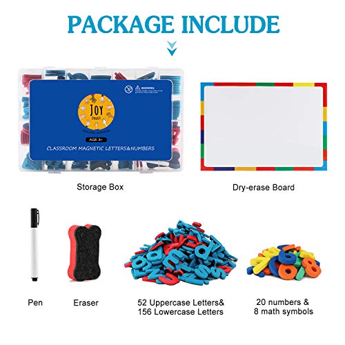 237 Pcs Magnetic Letters And Numbers With Magnetic Board And Storage Box - Uppercase Lowercase Foam Alphabet Letters For Fridge Refrigerator - Abc Magnets For Classroom Kids Learning Spelling #TOP5