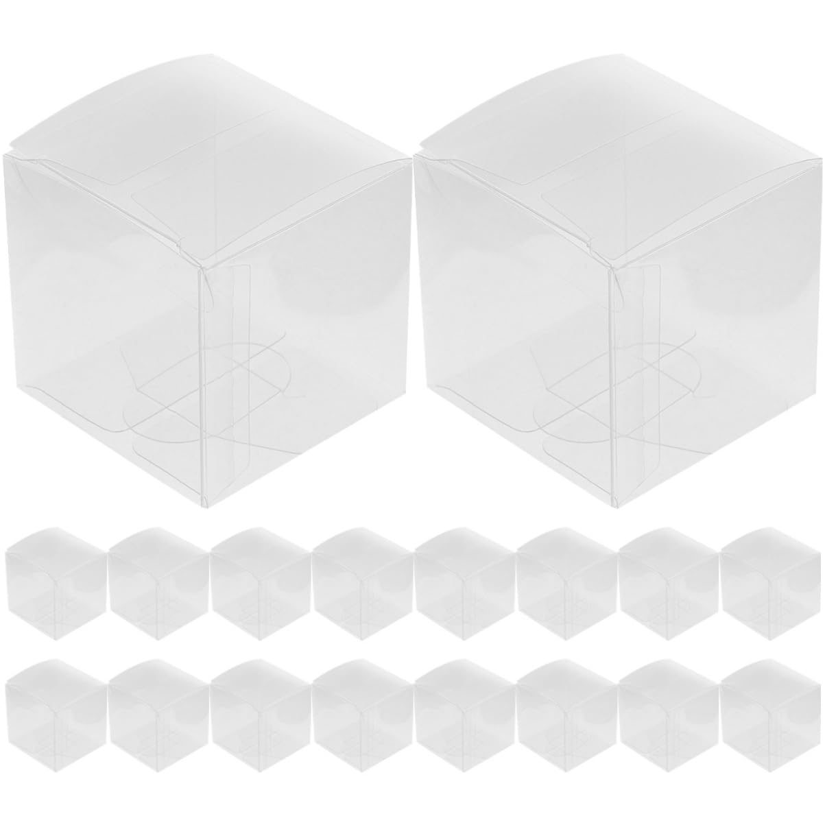 Alipis Scatole Regalo Trasparenti in Pvc 20pezzi per Dolci Feste e Compleanni Eleganti Confezioni Regalo Multiuso