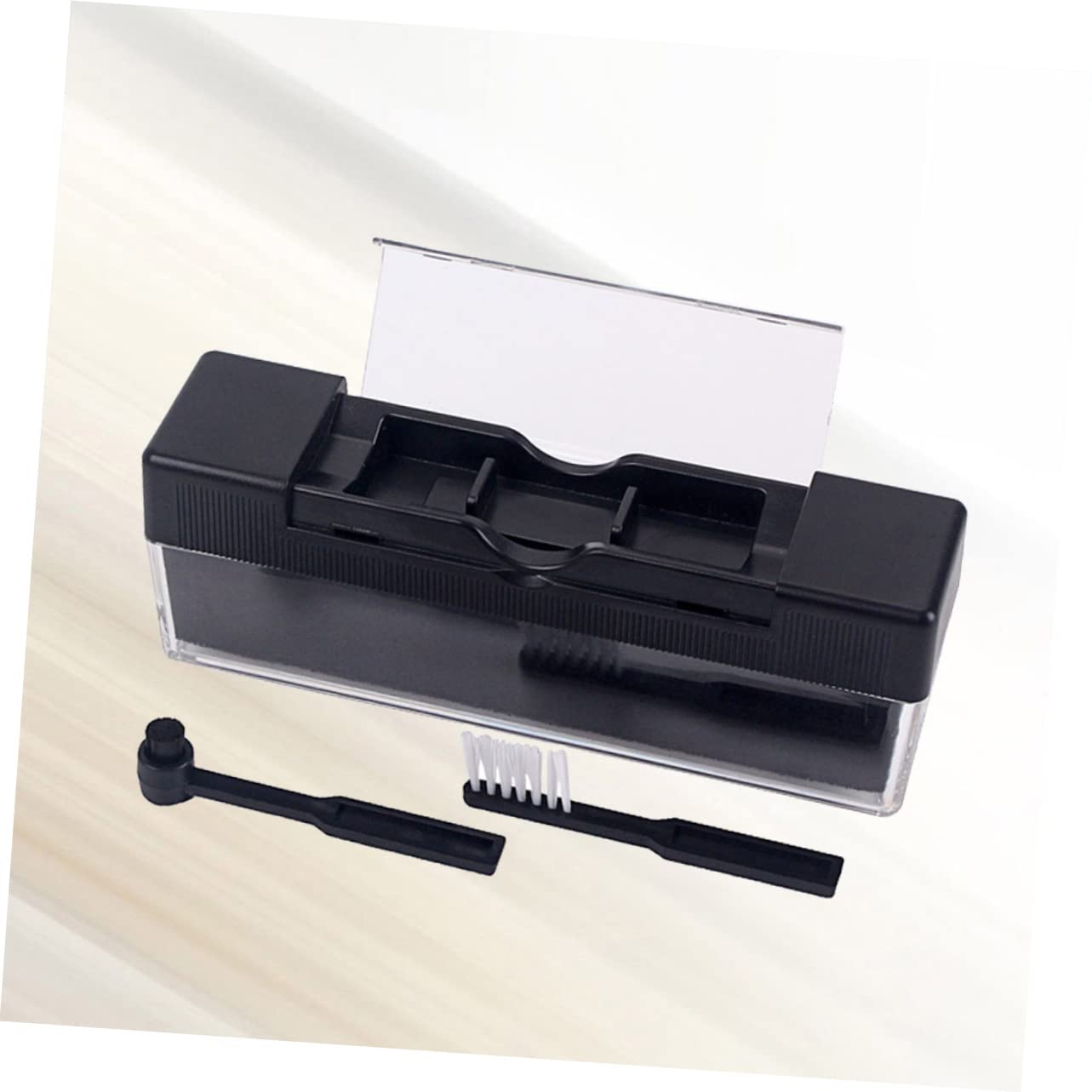 Uonlytech 3ensembles Kit De Nettoyage pour Disques Vinyles avec Brosse Antistatique Et Petites Brosses De Nettoyage pour Éliminer Poussière Et Saleté des Disques Vinyles