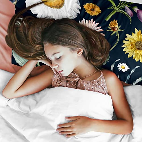 Parure de lit housse de couette imprimée fleurs pour renouveler votre déco - 4