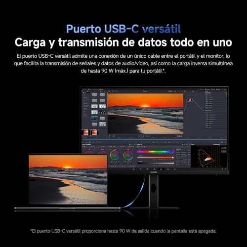 Monitor XIAOMI A27Ui UHD 4K de alta fidelidad visual y panel IPS de 27 pulgadas 4