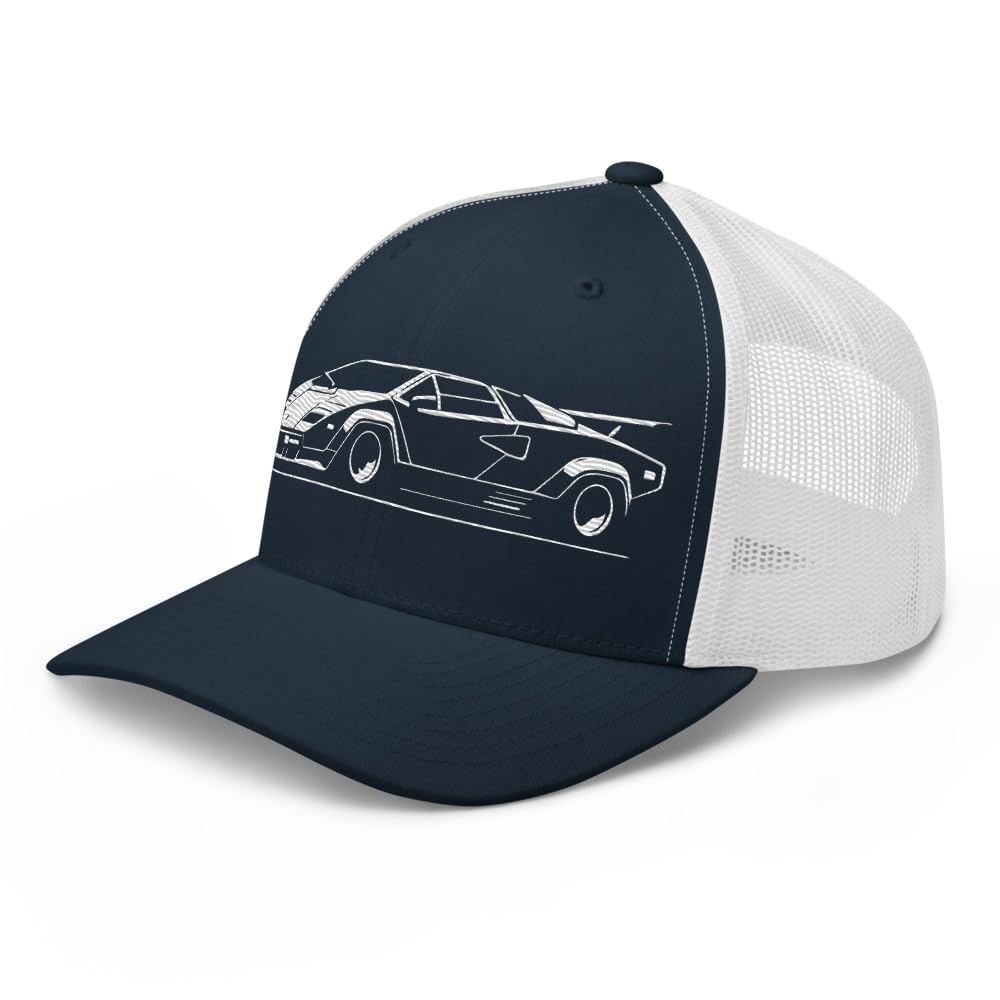 Czapka Countach 80s Supercar Trucker Caps