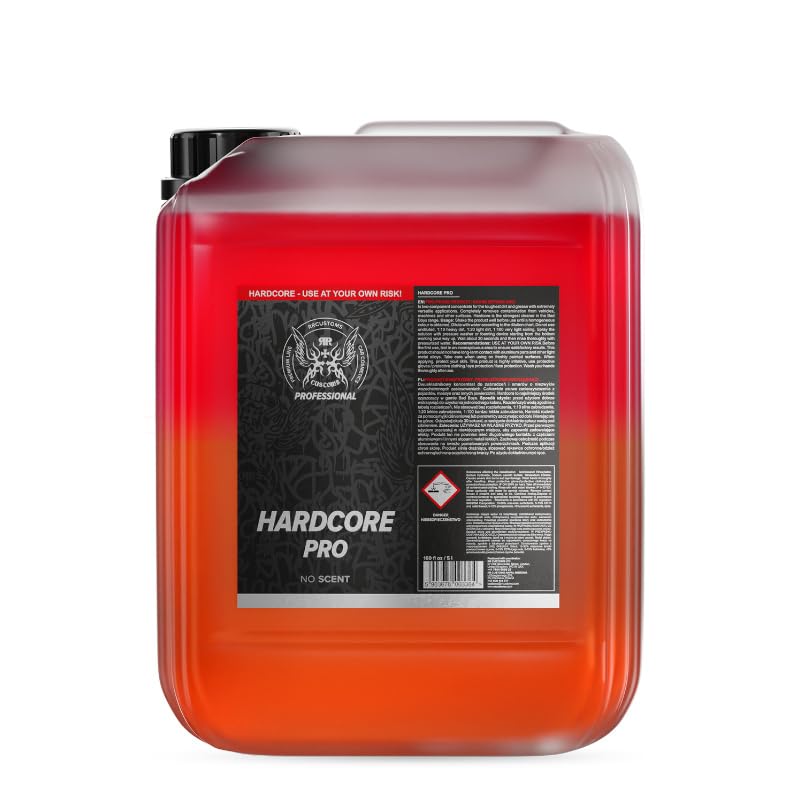 RR Customs Bad Boys Hardcore - Motorreiniger Konzentrat - Motorraum Reiniger entfernt Fett, Öl, Teer | Kaltreiniger Engine Cleaner für Auto Lkw Werkstatt & Haushalt 5L