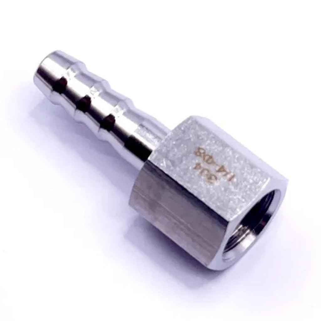 Connettore Tubo Raccordo A T In Acciaio Inox 304 Per Tubi | 3 Vie | Filettatura Femmina | Diametro 19mm | 2 Pezzi Adattatore Tubo Femmina - Foto 9