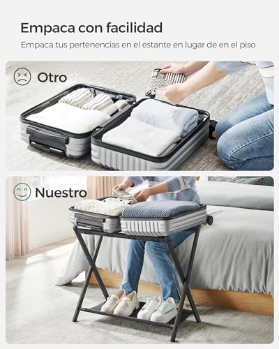Recopilación de Soportes para maletas comprados en linea. 12 Soportes para maletas marca SONGMICS (3)