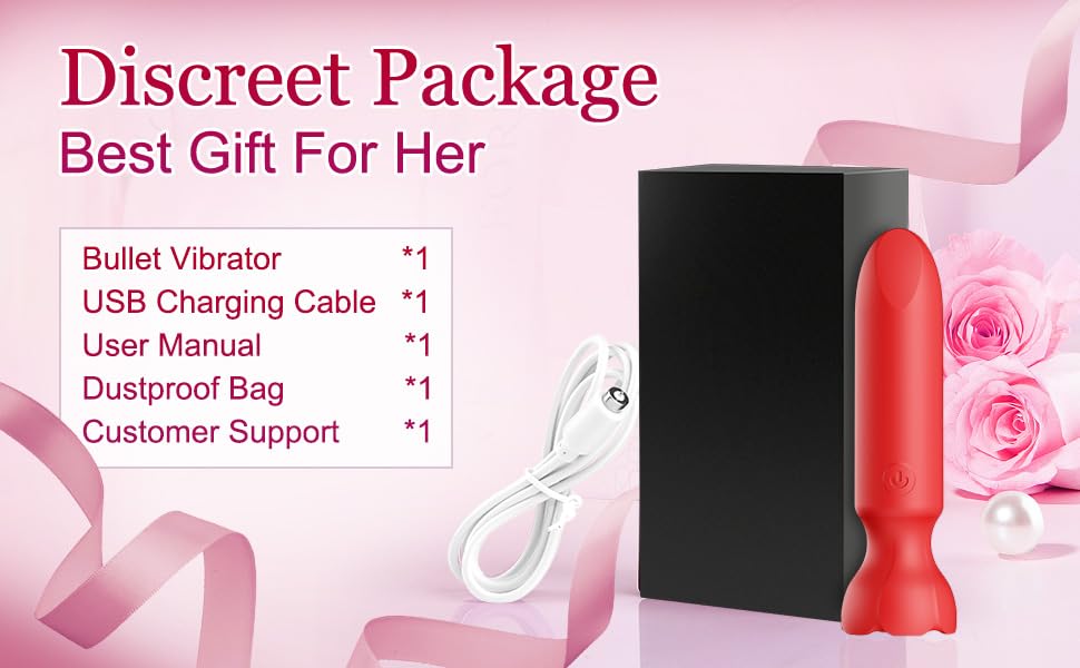 Mini Bullet Vibrator Adult Toys - Vibrators App Controlled Female Sex Toys with 9 Vibration Modes, Lipstick G Spot Dildo Clitoral Vibrator, Long Distance Discreet Vibrator for Women & Couples (): Pink