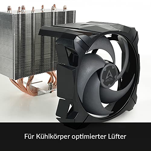 Image of ARCTIC Freezer A35 CO - Single Tower CPU Cooler, AMD Specific, for Continuous Operation, Pressure Optimized 120 mm P-Fan, 0-1800 RPM, 4 Heat Pipes, incl. MX-5 Thermal Paste - Black