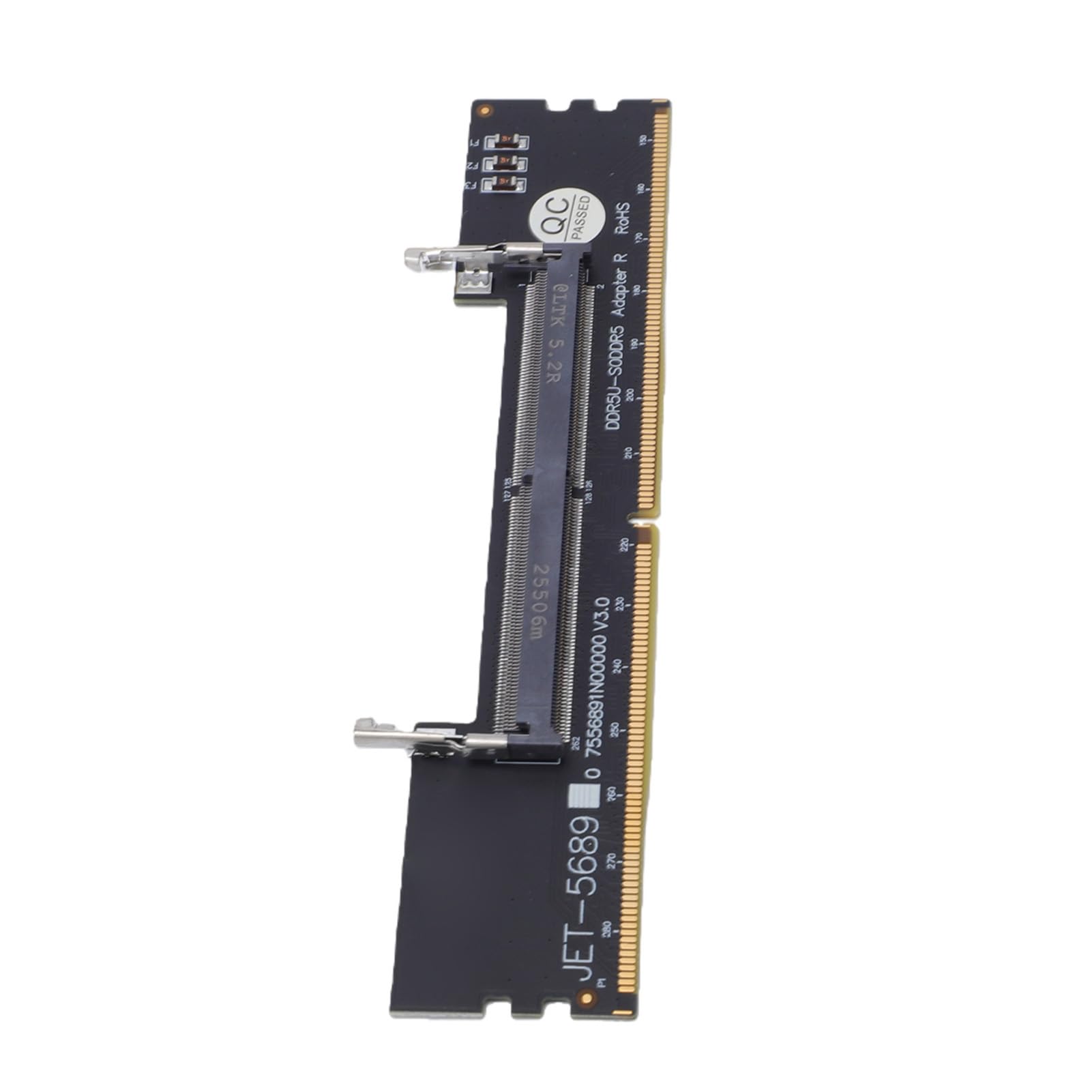 Karta Adaptera DDR5 U DIMM na SO DDR5 RVS, Konwerter Pamięci do Laptopa na Komputer Stacjonarny, z Solidnym Materiałem PCB, do Naprawy i Konserwacji Komputerów