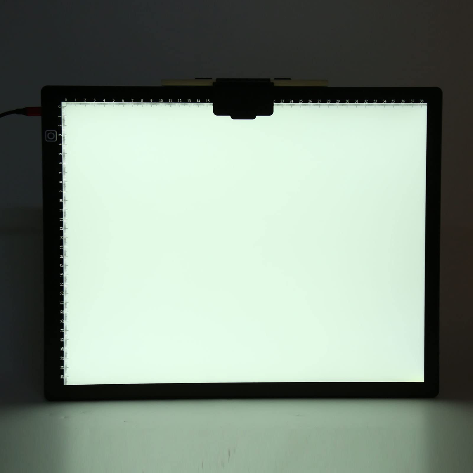 Xiuganpo Podświetlana Tablica A3 Regulowana Podkładka świetlna LED do Szkicowania Malarstwa Kryształkami, 6 Poziomów Jasności Zasilana Przez USB, dla Artystów Rzemieślników