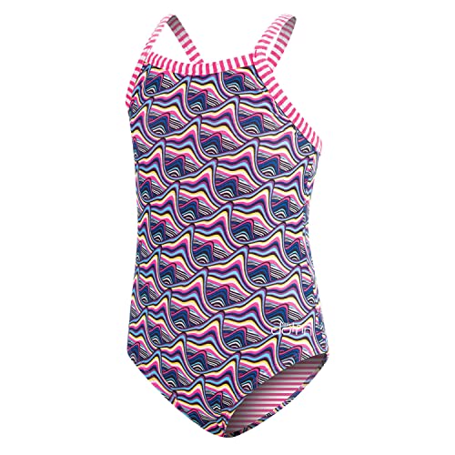 Dolfin Little Toddler Girls Swimsuit Print 1-Piece