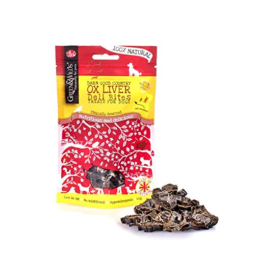 Green & Wilds Ox Liver Deli Bites 40g, 40 g (Pack of 1)