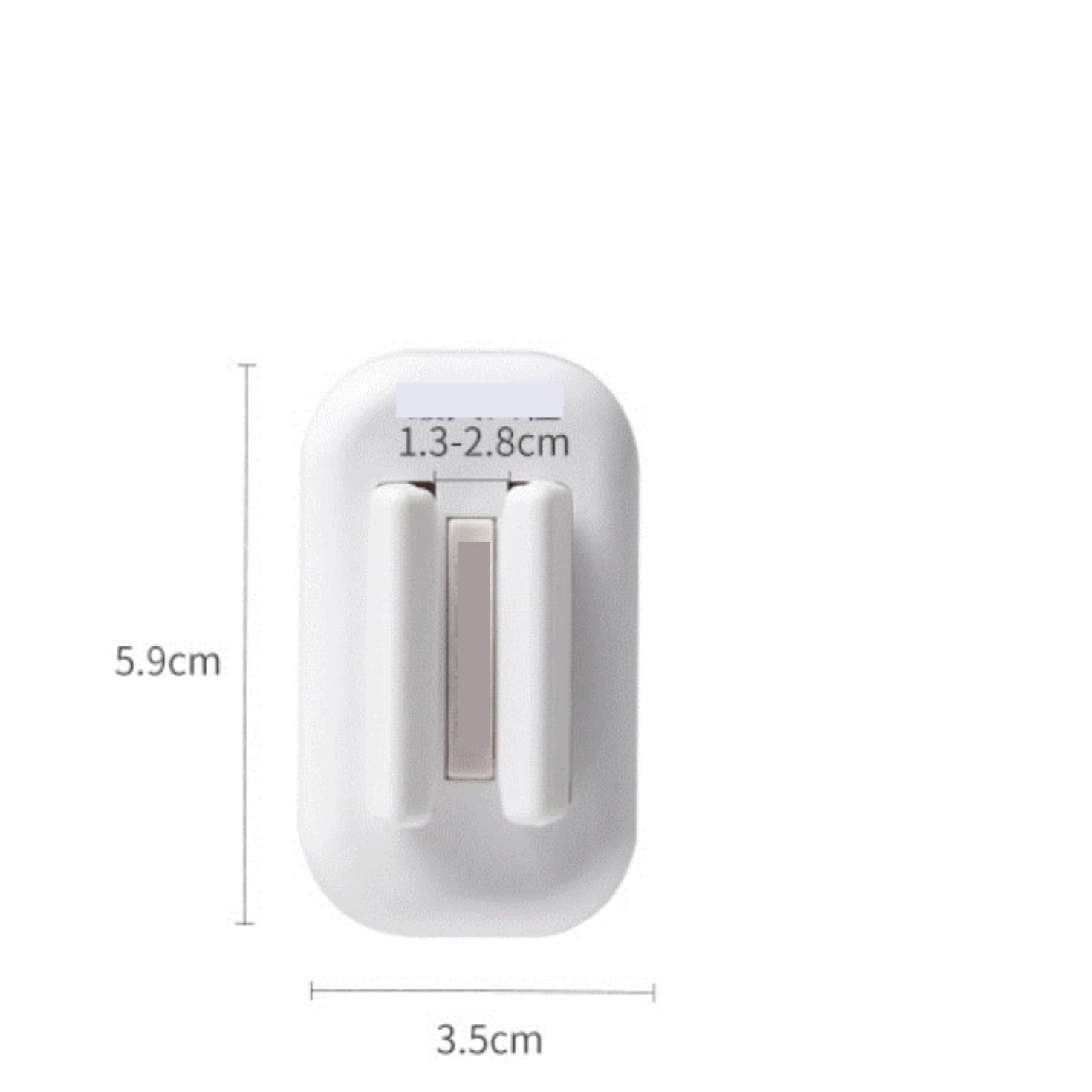 Modern Porta Cepillos De Dientes, Soporte For Cepillo De Dientes Montado En La Pared No Requiere Perforación Incluye Clip For Ahorra Espacio(2pcs)