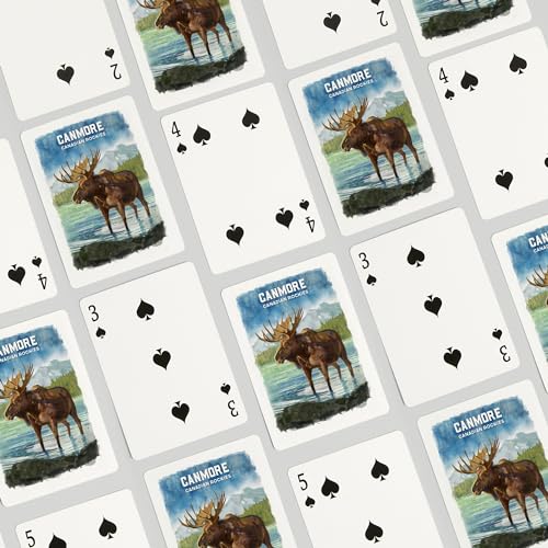 Lantern Press Canmore Alberta Canada Baraja de 52 Cartas Poker miniatura 4