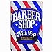 Produktbild qnmbdgm Eisenmalerei Wandkunst-Plakat Vintage Barber Shop Blechschilder Barbershop Cafe Bar Pub Retro Plaque Haarschnitt Und Bart Rasieren Eisenplatten