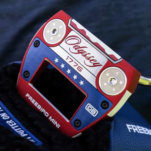 Odyssey USA 250 Ai Dual Freebird Mini DB Putter, Right Hand, Men's, Blue