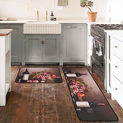 Kukli Kitchen KITCHENMATS Wine Themed Kitchen Rugs And Mats Non Skid Washable Absorbent Stain Resistant,Durable And Easy To Clean thumb #6