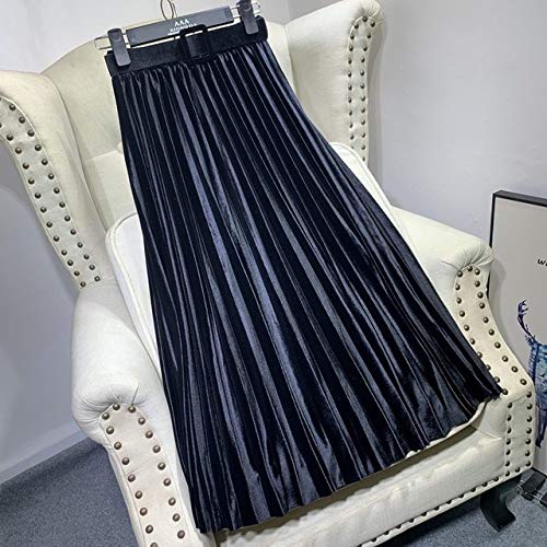 JJDSL Gonne da Donna,Donne Shinny Midi a Vita Alta...