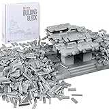 Lekebaby Classic 1500 Pieces Building Bricks Kit Basic Brick Set Classic Colors for Kids Creative Play, Compatible with All Major Brands, Gifts Educational Toy for Boys Girls 6 Years Old and Up(Gray)