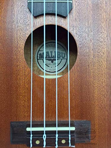 Ukulele Malibu tenor eletrico sapele natural 26SE com capa
