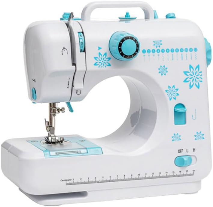 Portable Sewing Machine for Beginners Adult,12 Stitches with Foot Pedal Mini Sewing Machine