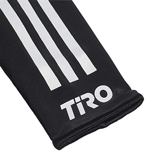 image for adidas Unisex-Adult Tiro Shin Guards, White/Black/Black, Large