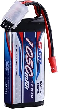 2S 7.4V Lipo Battery 20C Soft Pack RC Battery with XT60 Plug for RC Car Truck Tank Boat Racing Hobby 1 Packs