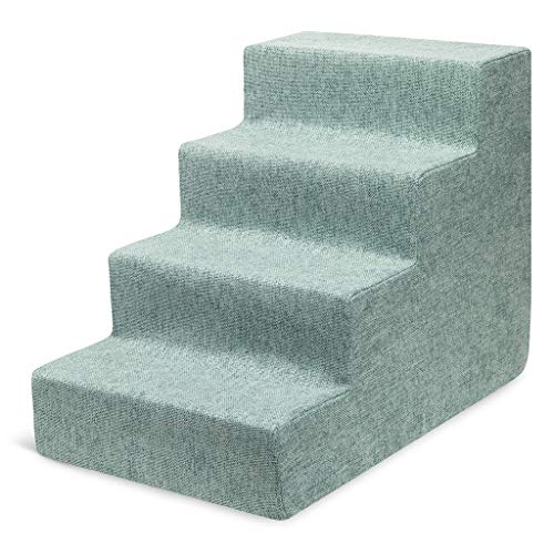 image for Best Pet Supplies Dog Stairs for Small Dogs & Cats, Foam Pet Steps Por