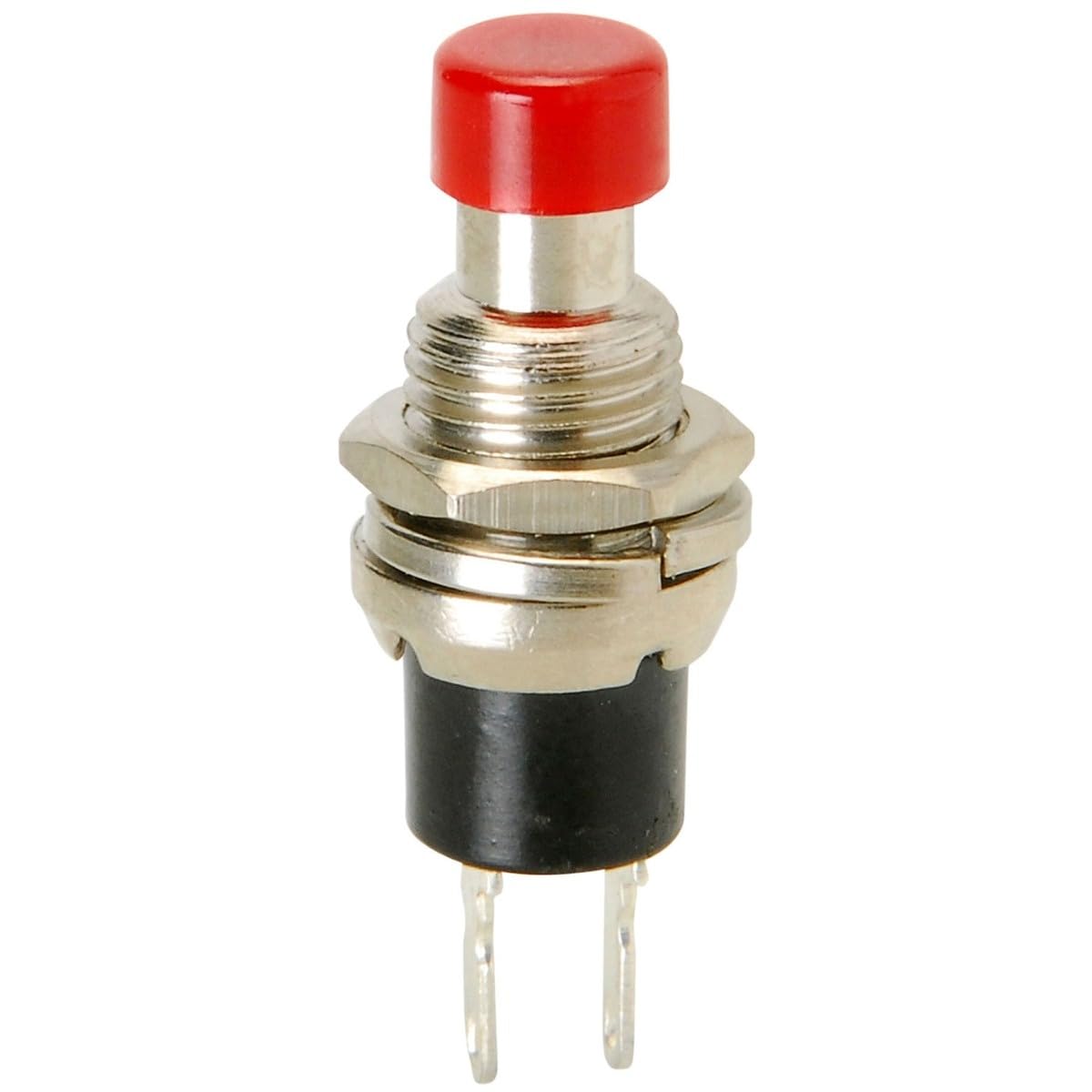 NBR Solutions Push Button Switch Press Break SPST Reset Steel Switch Momentary Push Button TYPE A Wire Connector (Red Pack of 2)-image-15
