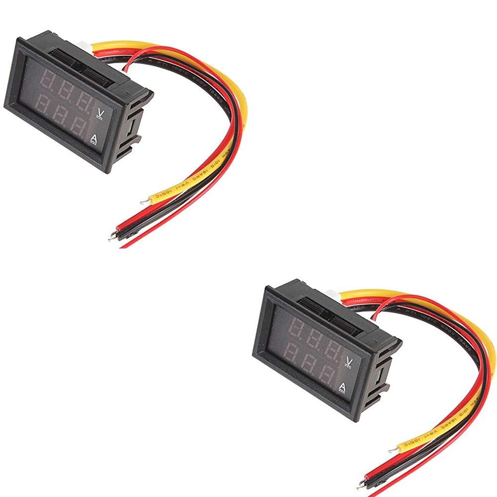 (2 pc) Pro3D 0.28inch DC 100V 100A LED Digital Voltmeter Ammeter-image-19