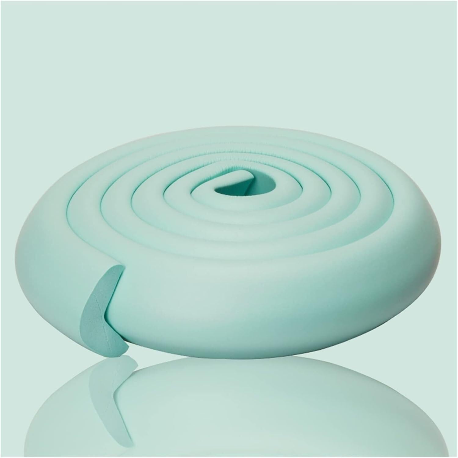 Protector de estacionamiento para borde de protección, cojín de espuma de seguridad suave de 6.5 pies, autoadhesivo para oficina en casa, muebles, bordes de muebles, protectores de esquina