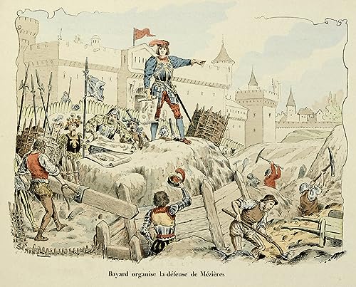 Peinture Poster Impression Tableaux de Paul De Semant Histoire du Chevalier Bayard 60x90