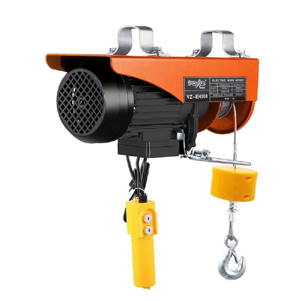 VOLTZ VZ-EH 300X12mtrs copper Winding Mini Electric Hoist for Small Job Works and Domestic Use-image-29