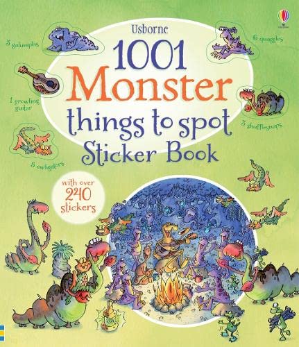 1001 Monster Things to Spot Sticker Book (1001