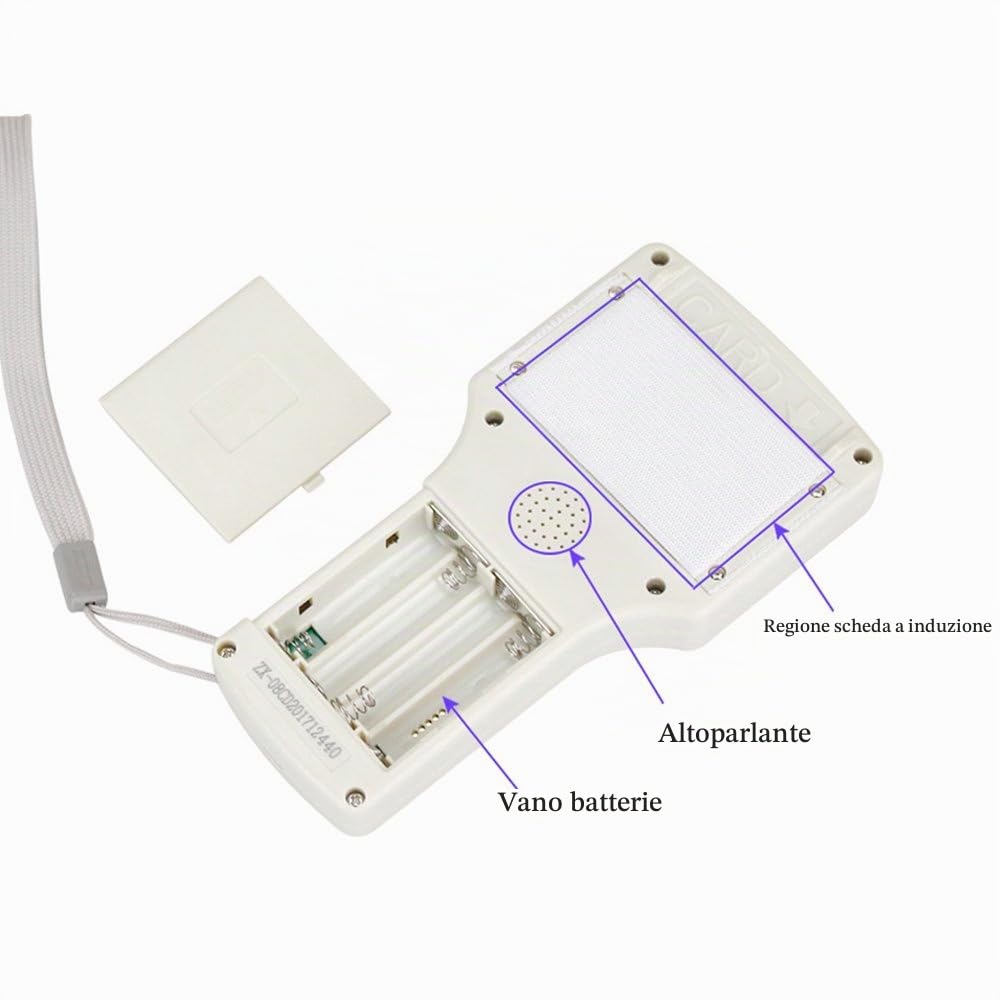 Inglese Rfid NFC Copier Reader Writer Duplicatore 10 Programmatore di frequenza con Schermo a Colori + 5pcs EM4305 Card + 5pcsT5577 Keyfob + 5Pcs UID Keyfob