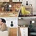 Suixing Outlet Wall Mount Holder Hanger for Echo Dot 3rd Gen, A Space-Saving with Cord Management for Smart Speakers Hide Messy Wires Place on Kitchen Bedroom & Bathroom(Black, 2Pack)