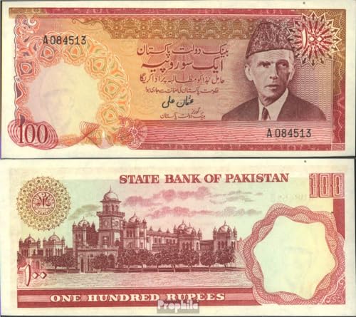 Billete Prophila Pick-No. 31 Pakistán 100 Rupees de 1976 en calidad nueva