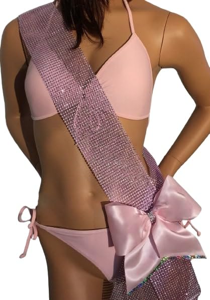 Bachelorette sash, Bride To Be sash and personalized bow