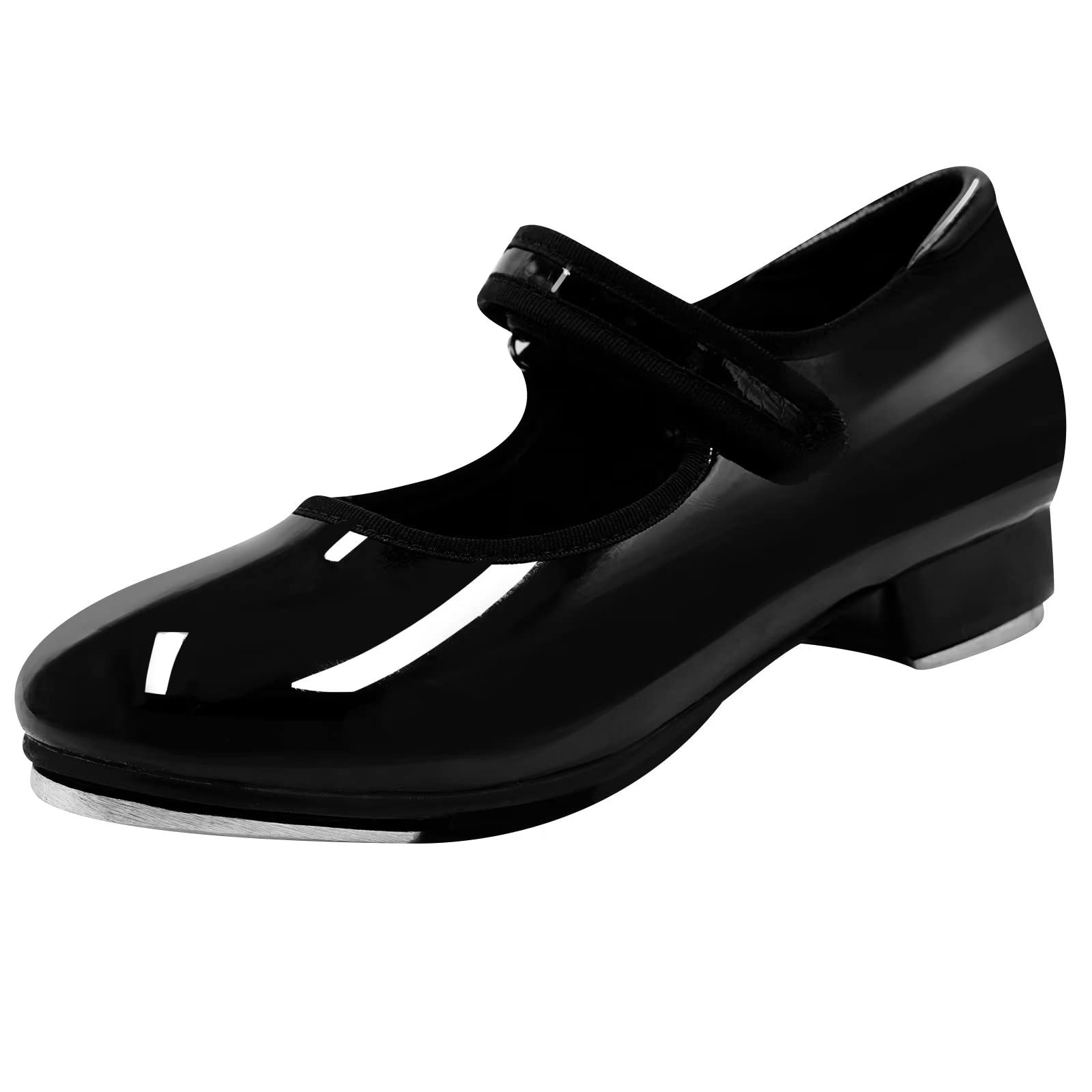 Scarpe da Tip Tap Nere Stringate da Donna Professionali Scarpe Tip-Tap Bambina