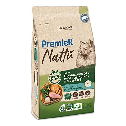 Premier Pet NATTU CAES ADULT RACAS PEQUENAS ABOBORA 10.1 kg